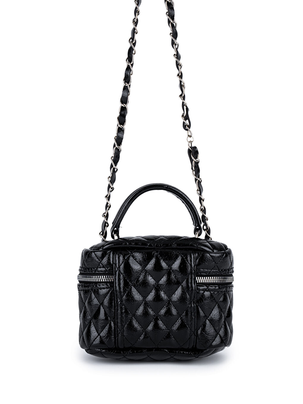 Suni Deri Almira Kadın Çapraz Çanta Siyah-2