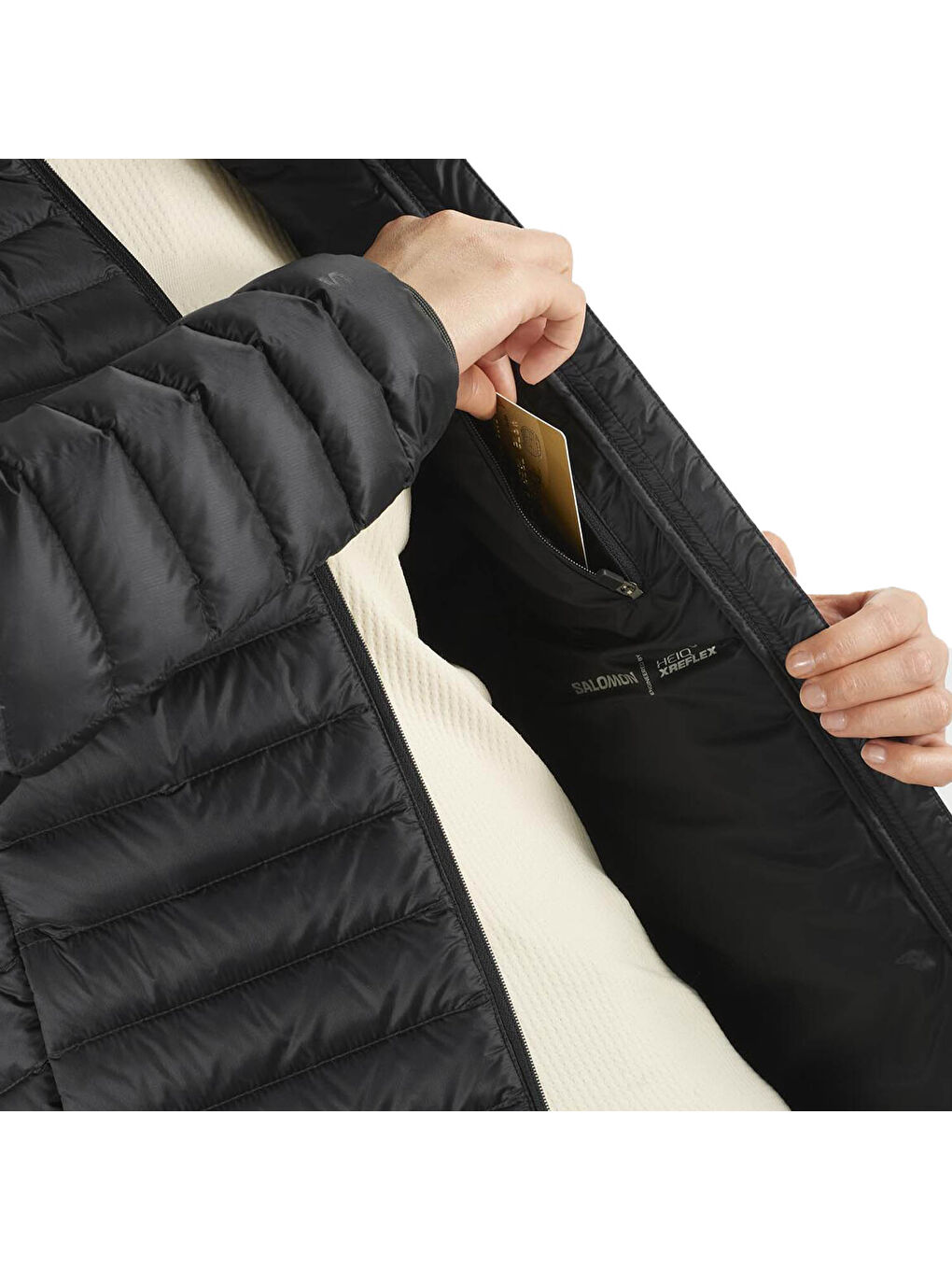 Elixir Micro Down Jckt Kadın Siyah Outdoor Ceketi-4