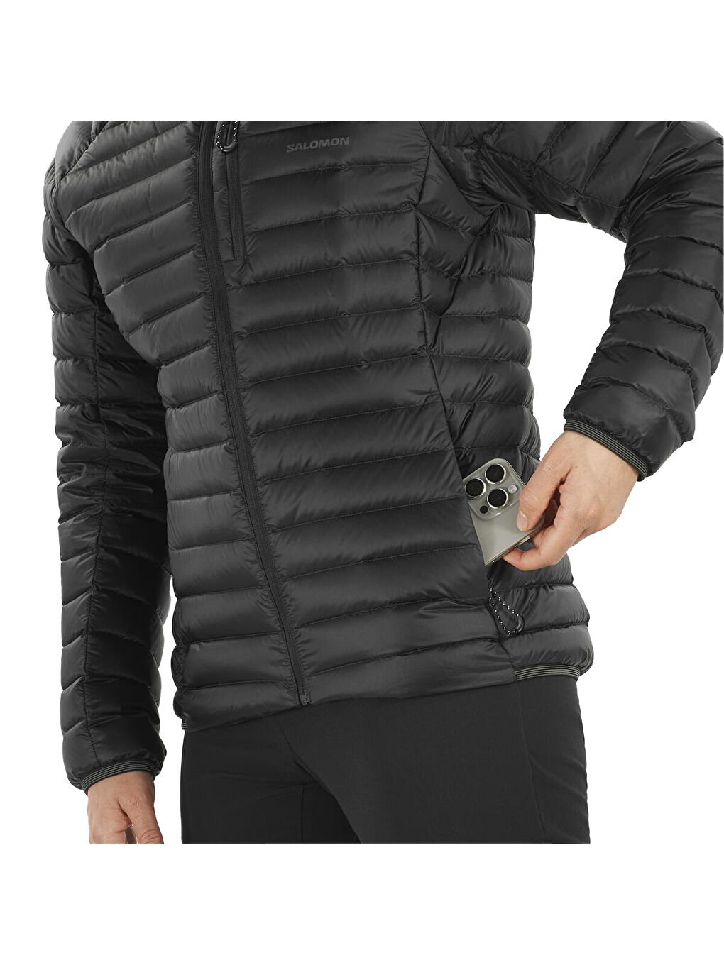 Elixir Micro Down Jckt Kadın Siyah Outdoor Ceketi-5