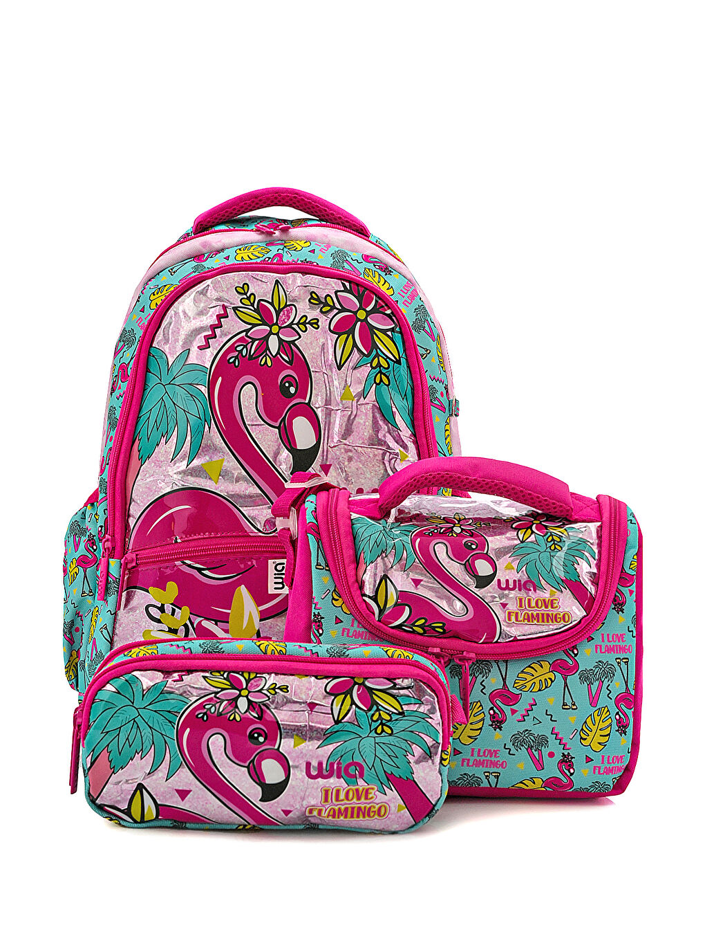 Filamingo 3'lü Kız Çocuk Okul Çanta Seti
