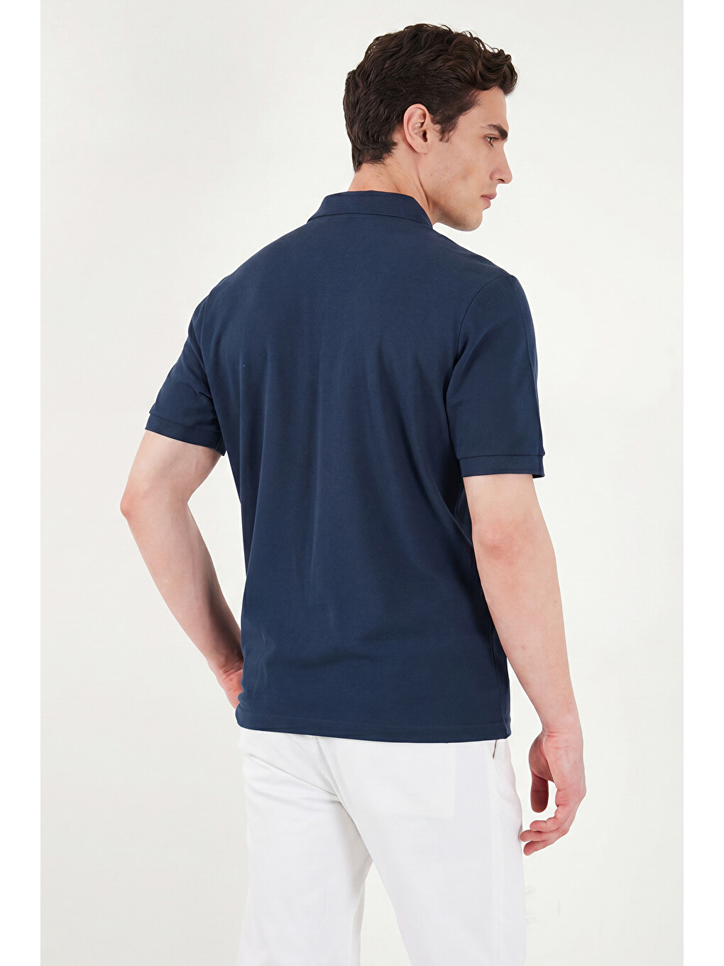 İndigo Regular Fit Fermuarlı Polo T Shirt 5904069-6