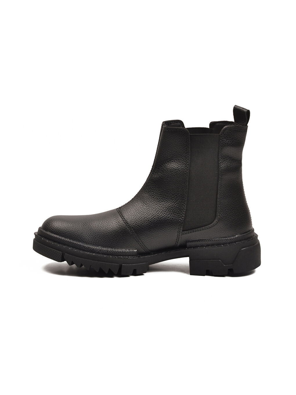 Siyah İçi Polarlı Kaymaz Soğuğa Dirençli Erkek Chelsea Bot 748 M-3