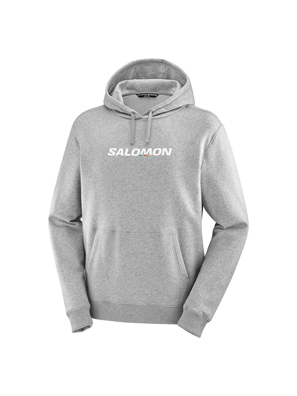 Sal Logo Perf Hoodie Erkek Gri Kapüşonlu Sweatshirt-1