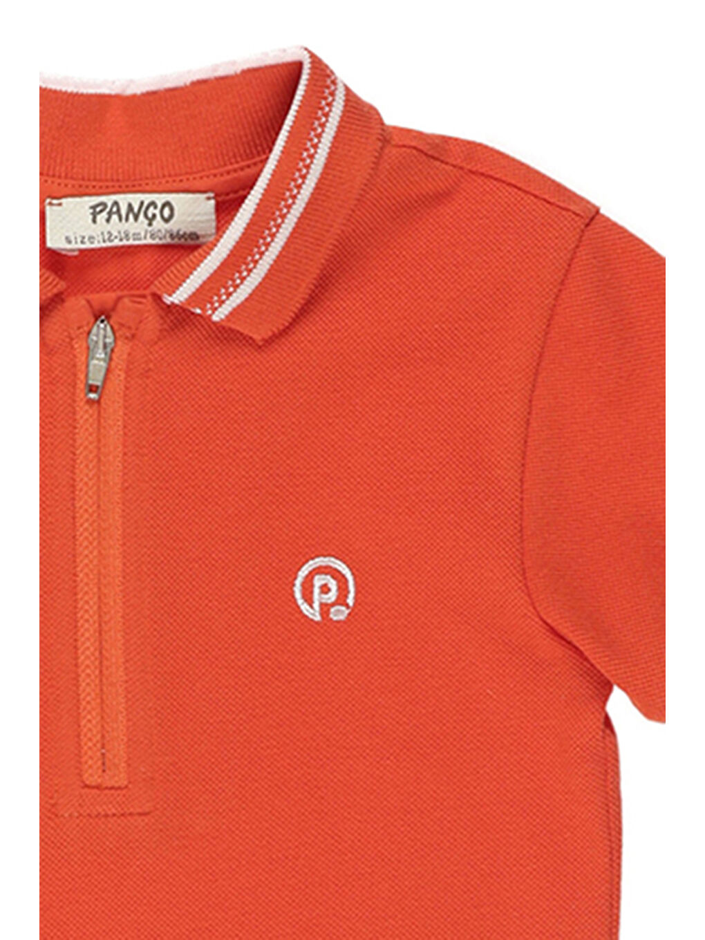 Turuncu Erkek Bebek Oranj Polo Yaka Tişört-2