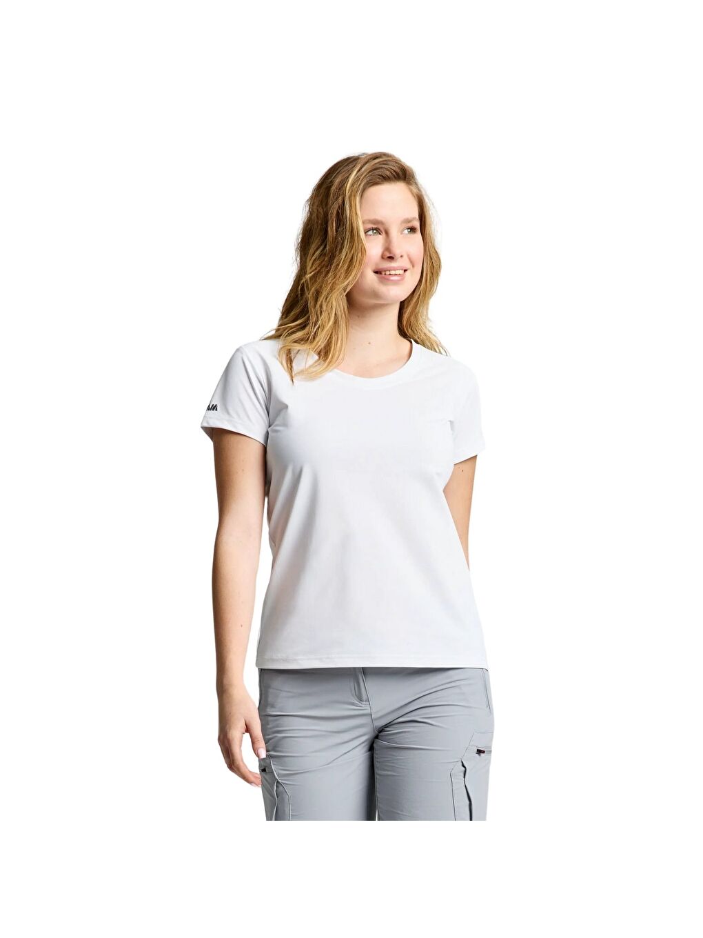 Ws Tech Pique Kadın Beyaz Tişört