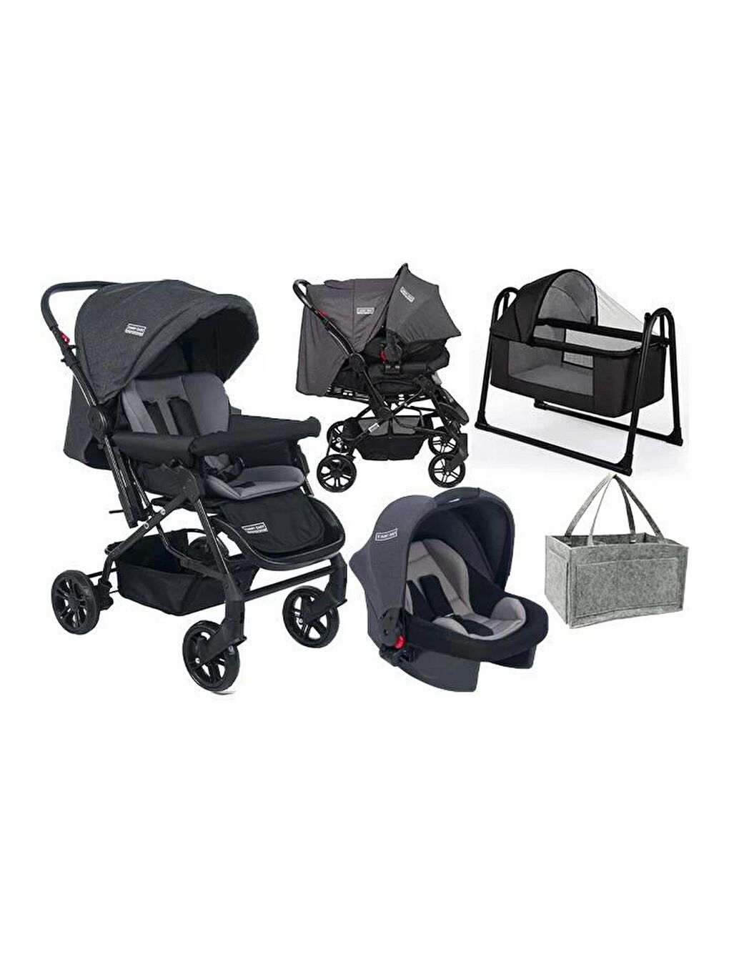 Elegant Yenidoğan Seti Bebek Arabası Beşik Ana Kucağı