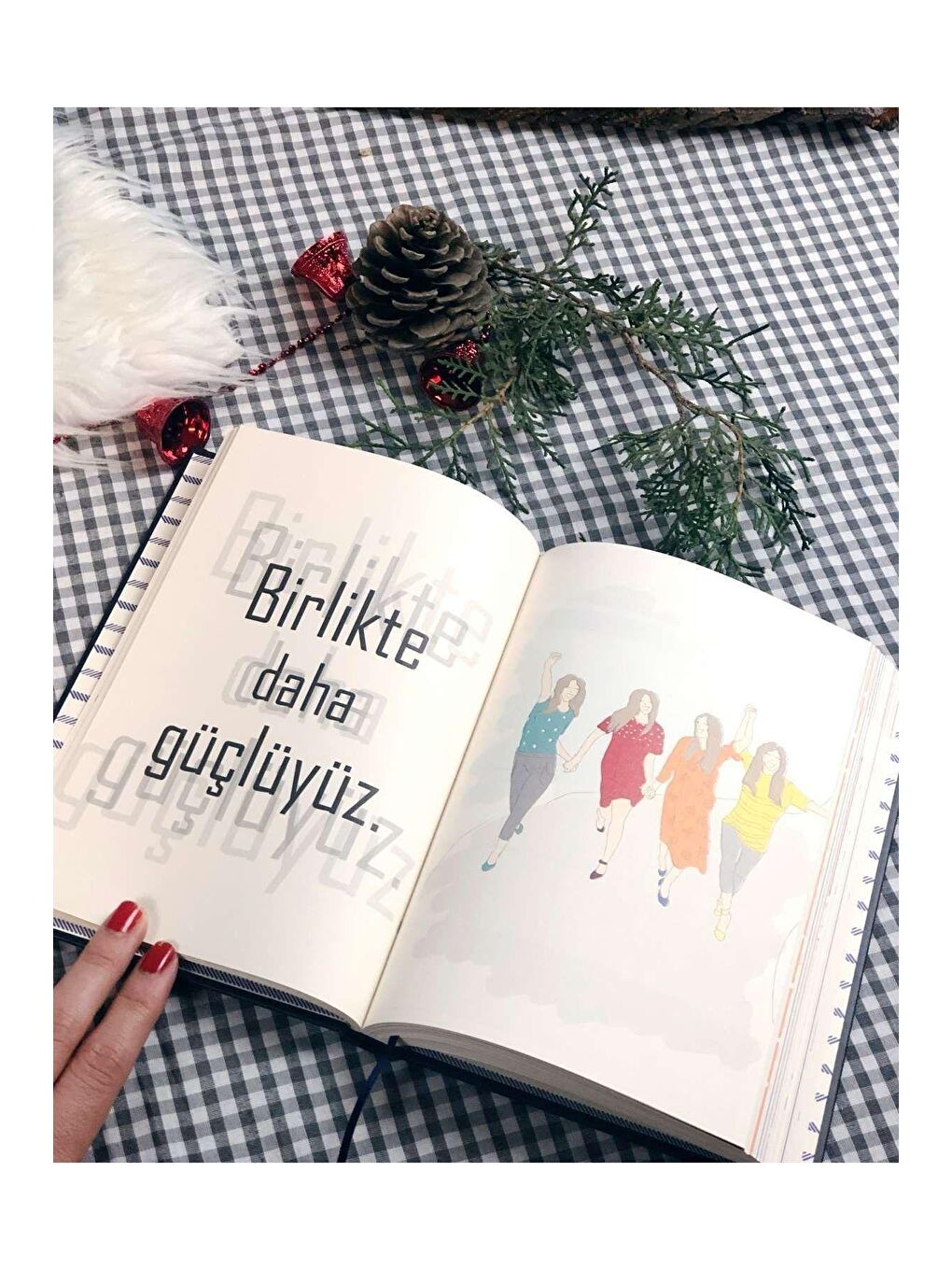 Bikutumutluluk Canlı Lacivert Confetti 365Mutlu Yeni Gün Ajandası - 1