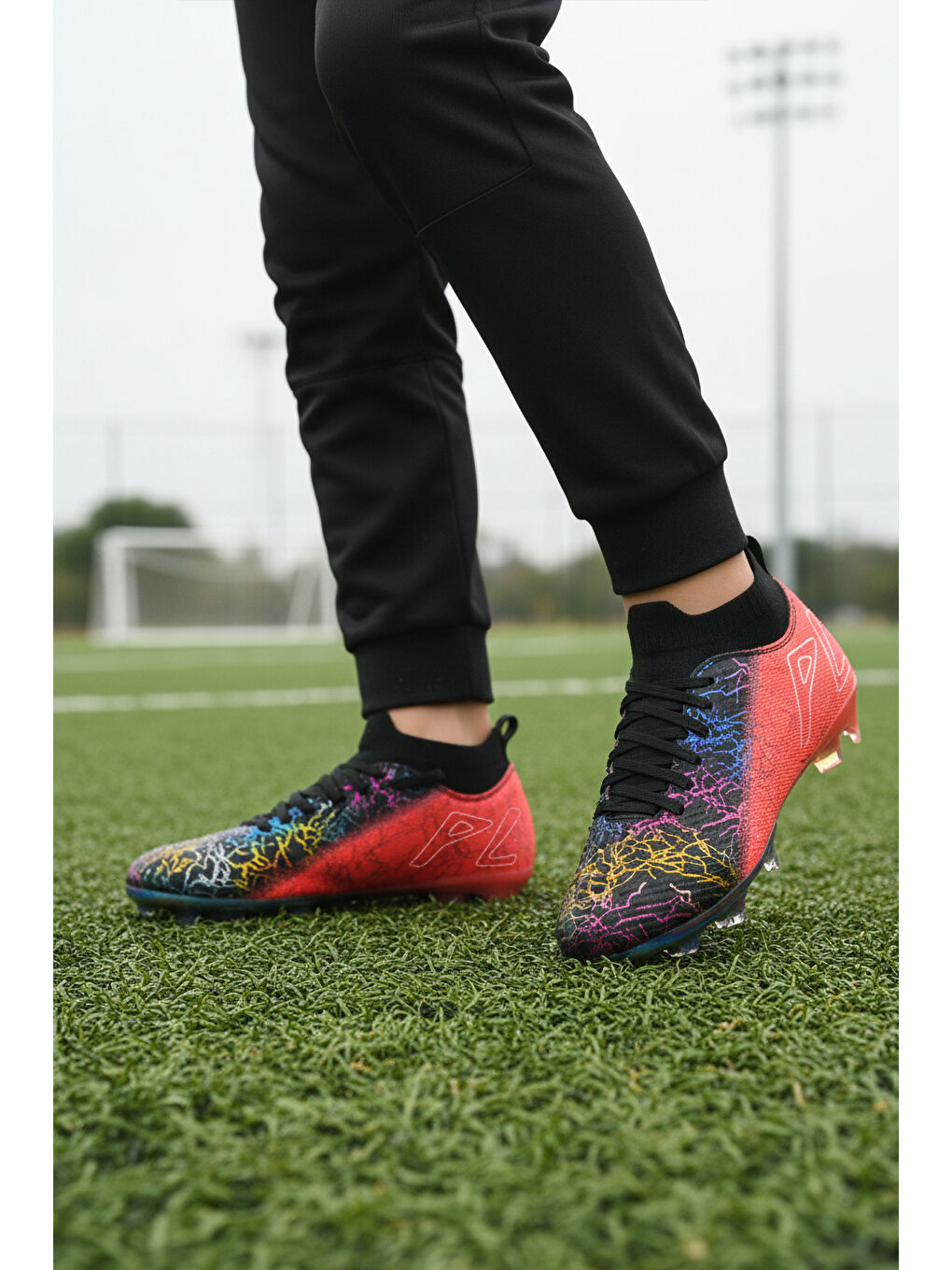 Siyah Fuşya Bilekten Çoraplı Unisex Krampon GK-252-153 G-2