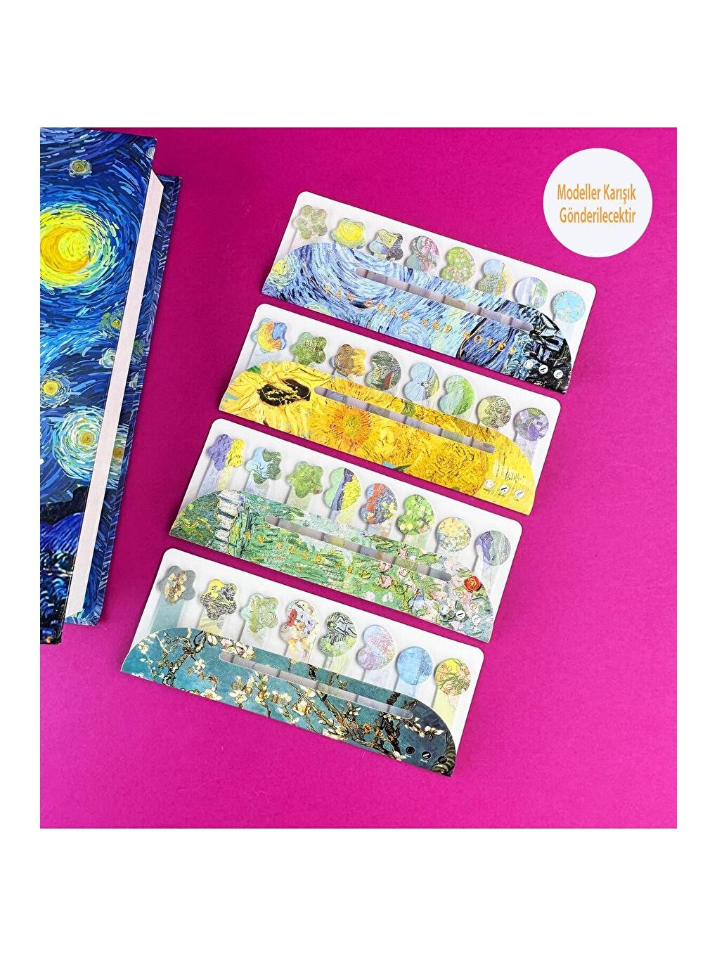 Van Gogh Tasarımlı Post it