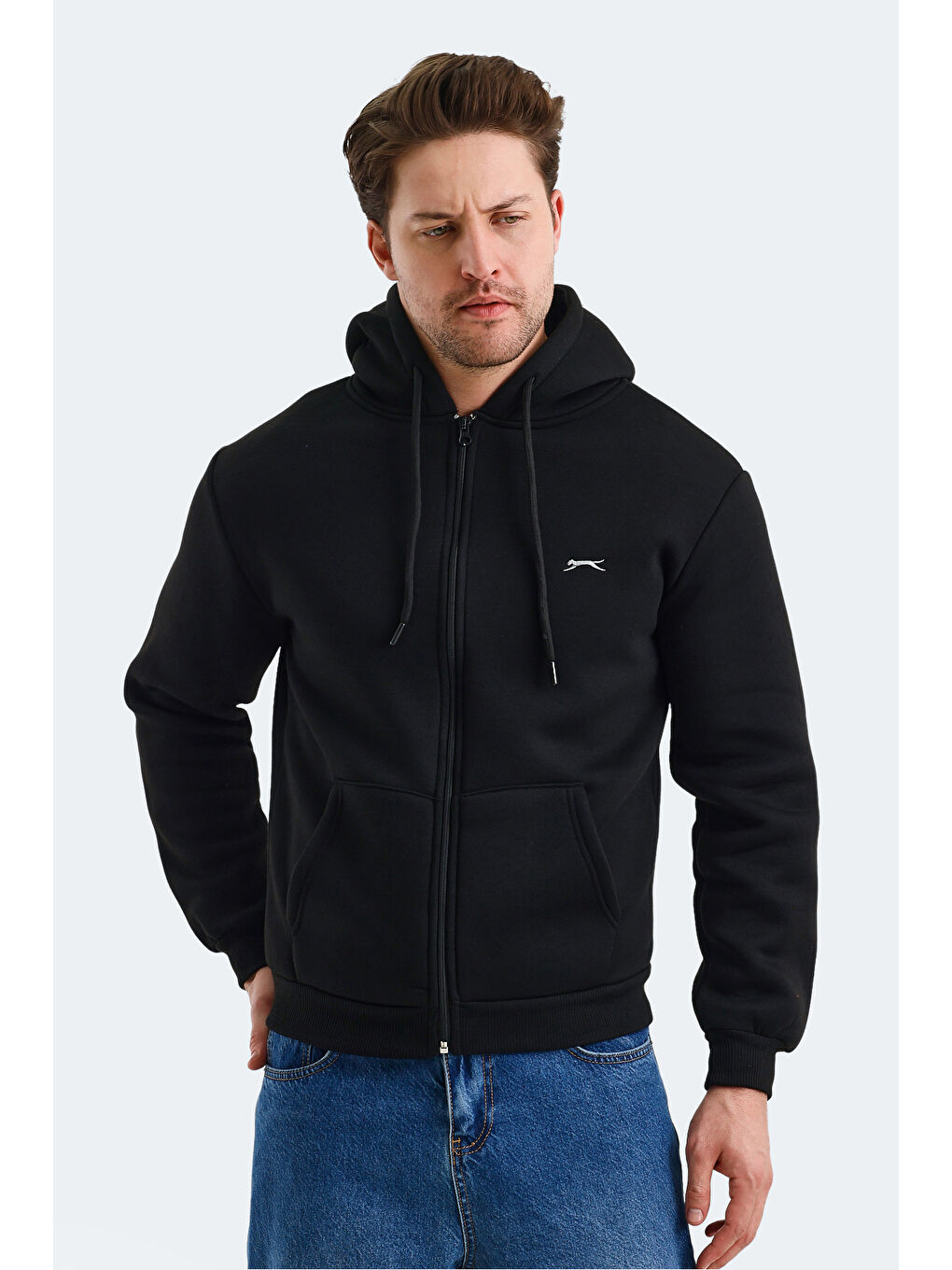 SLAZENGER CUDI I Erkek Sweatshirt Siyah - 2