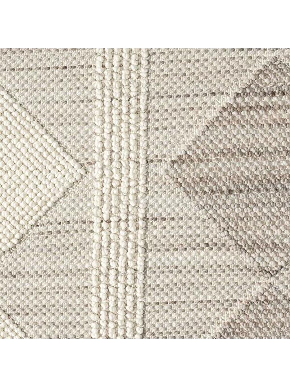 Agra Cyan Modern İskandinav Desenli Halı - Gri - 160x230 cm-1