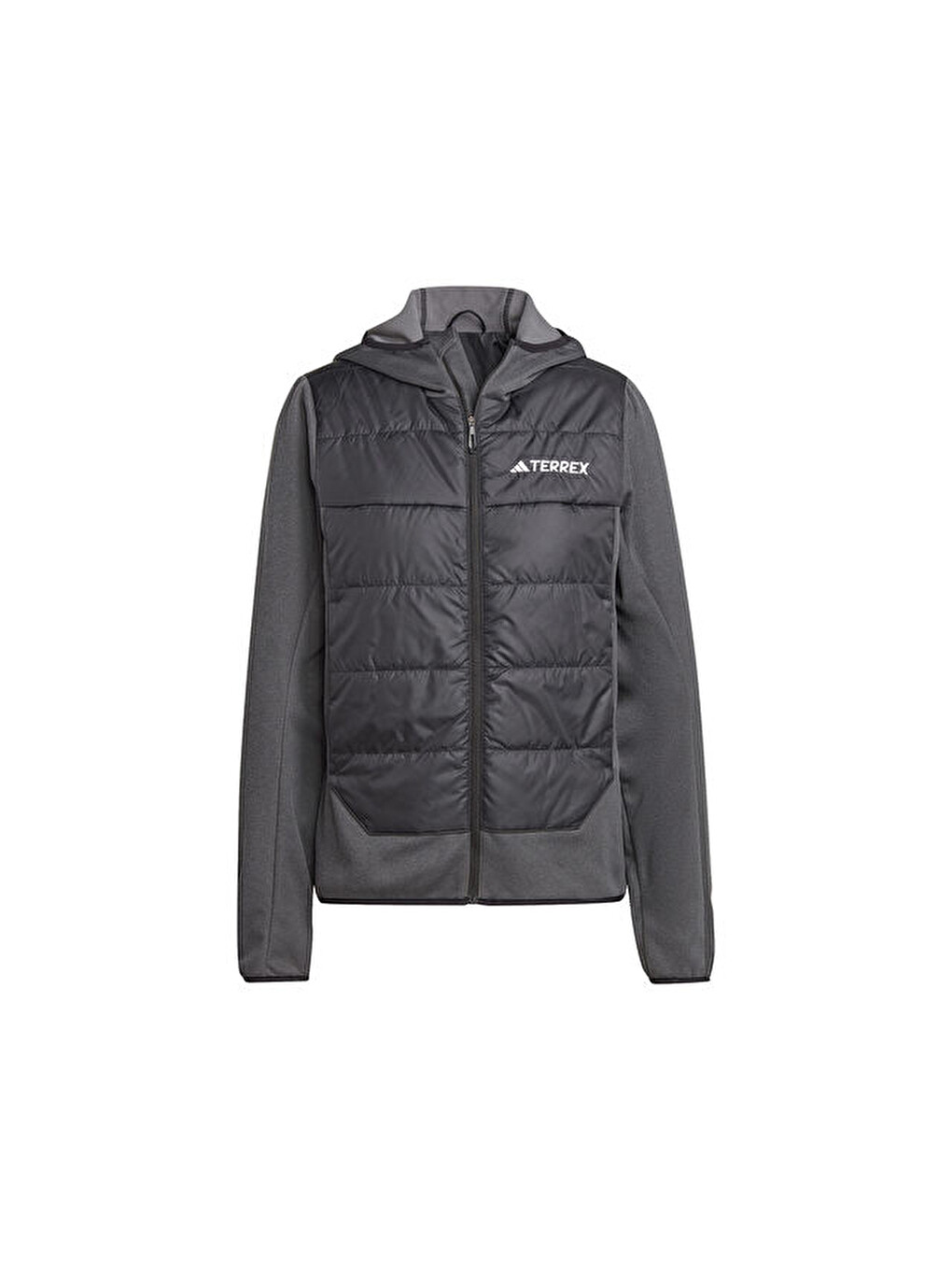 W Multi Hyb Jkt Kadın Outdoor Montu Ir7882 Gri-4