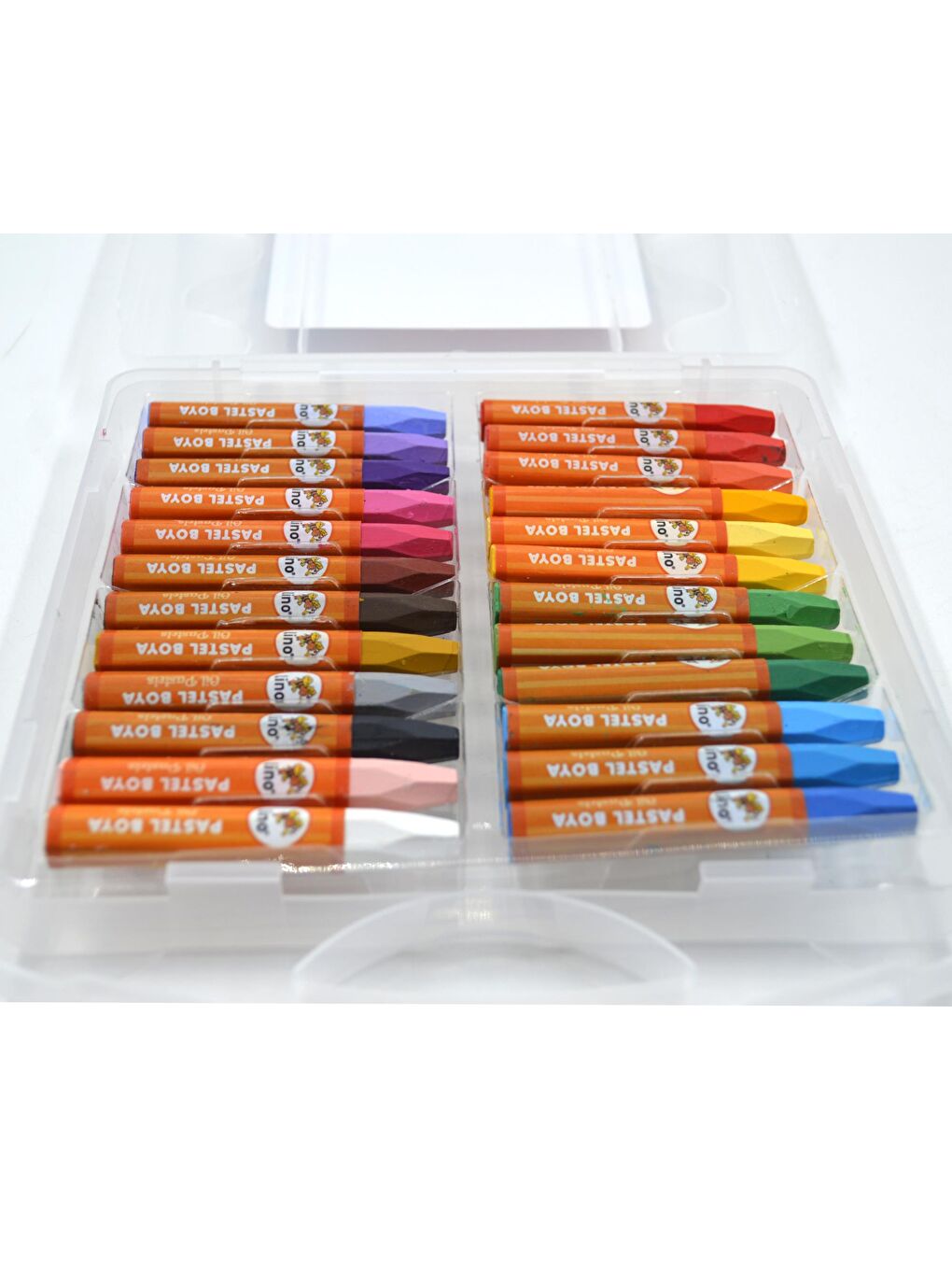 Pastel Boya 24 Renk Plastik Kurutu