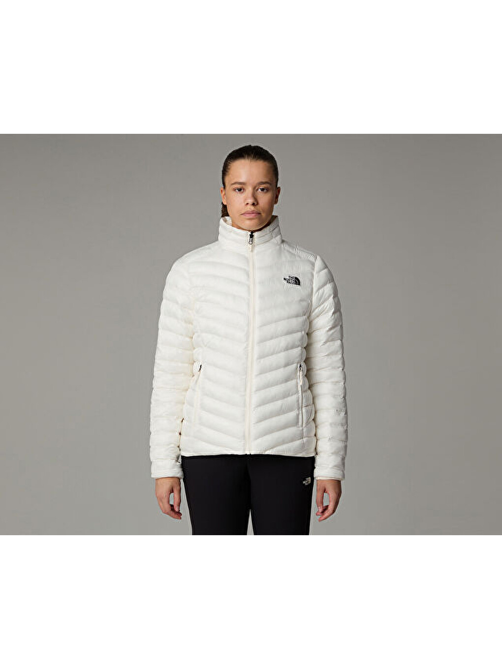 W Huila Synthetic Jacket Kadın Outdoor Montu Nf0a85agqlı1 Bej-4