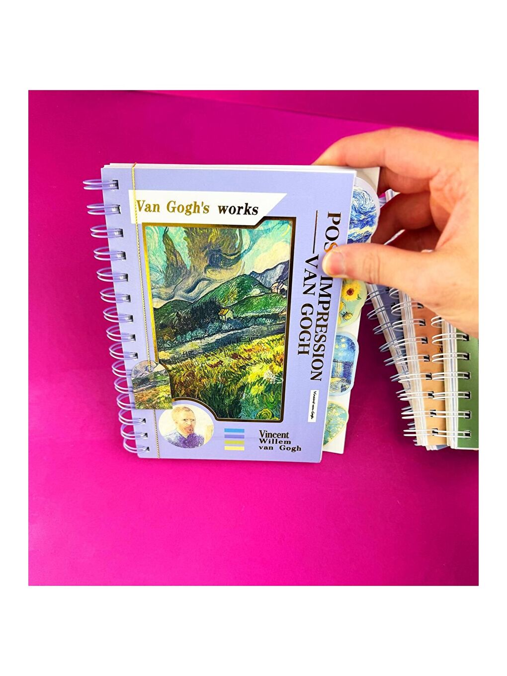 Van Gogh Hologram Kapaklı Defter-1