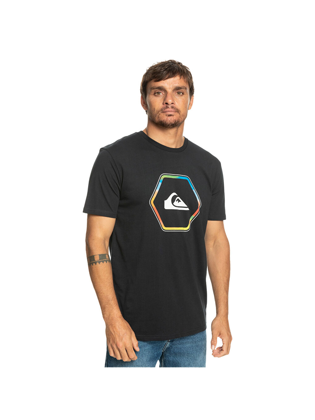 Inshapes Erkek Siyah Tişört-1