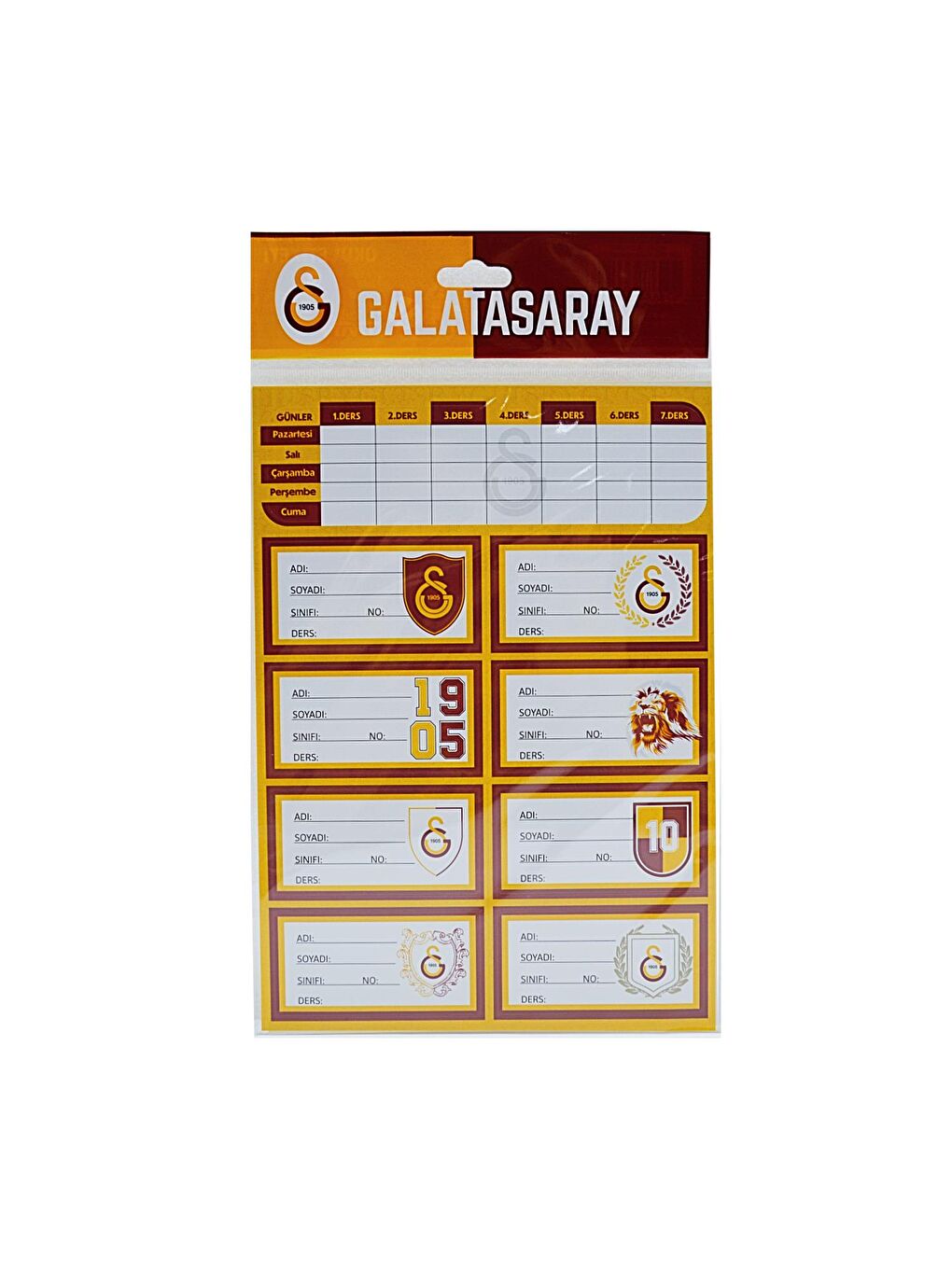 Programlı Okul Etiketi 3 Yaprak (463643)