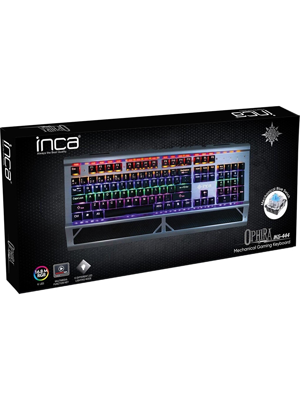 Ikg-444 Professional Switch Rgb Mekanik Gamig Keyboard Klavye-3
