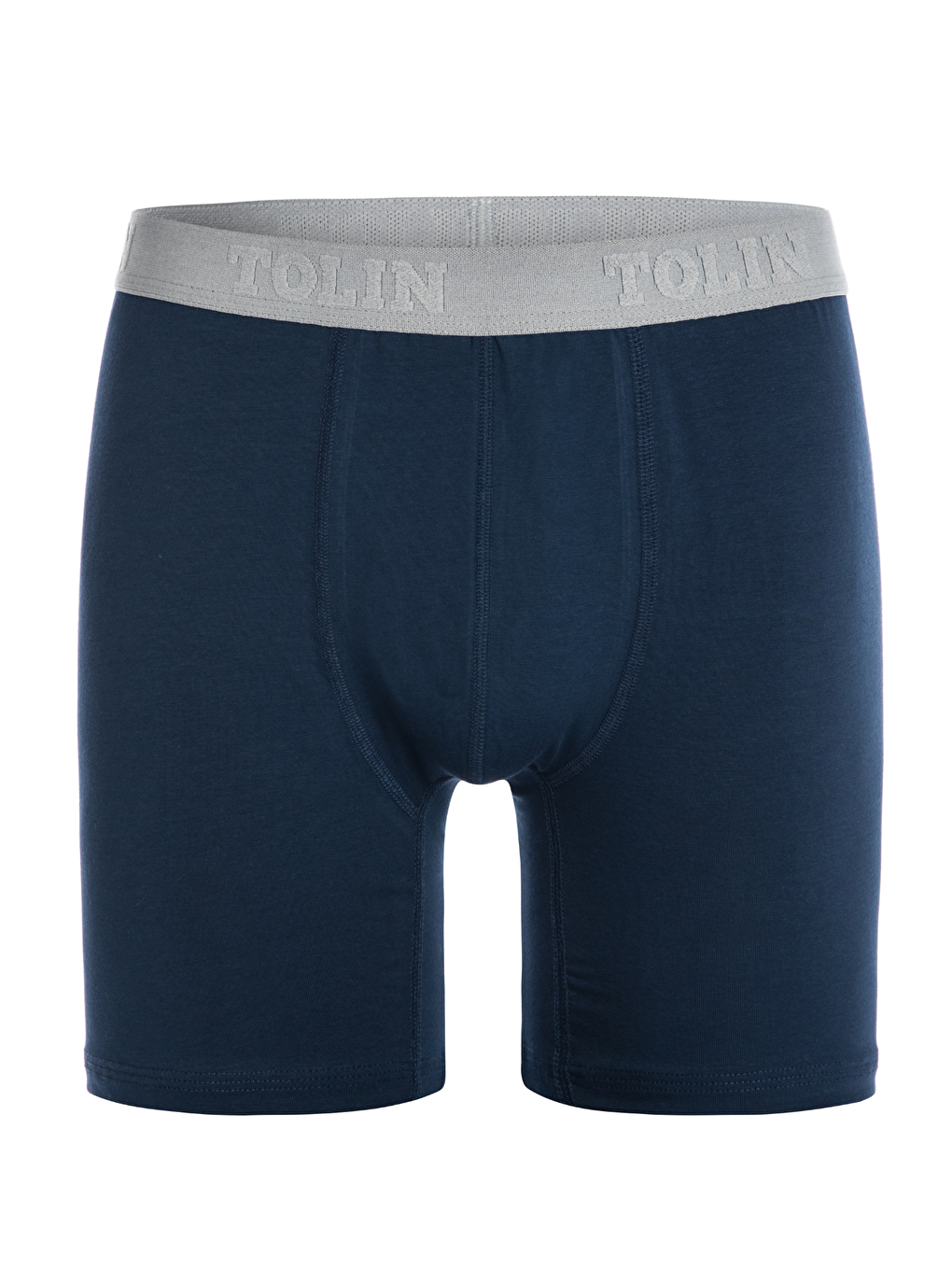 Lacivert 3 lü Erkek Pamuklu Elastanlı Esnek Boxer Seti 4197-1
