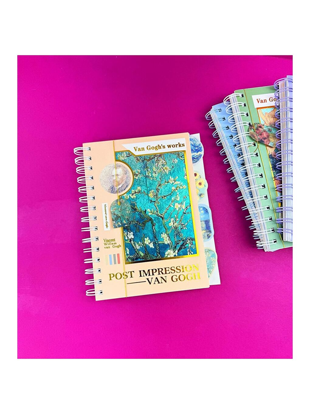 BAM HEDİYELİK EŞYA Van Gogh Hologram Kapaklı Defter