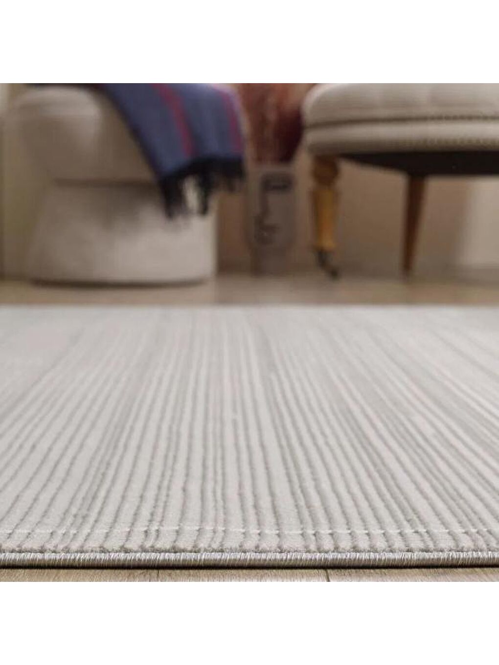 London Anemoss Kaymaz Taban Tozumaz Antialerjik Halı - Gri - 120x180 cm-2