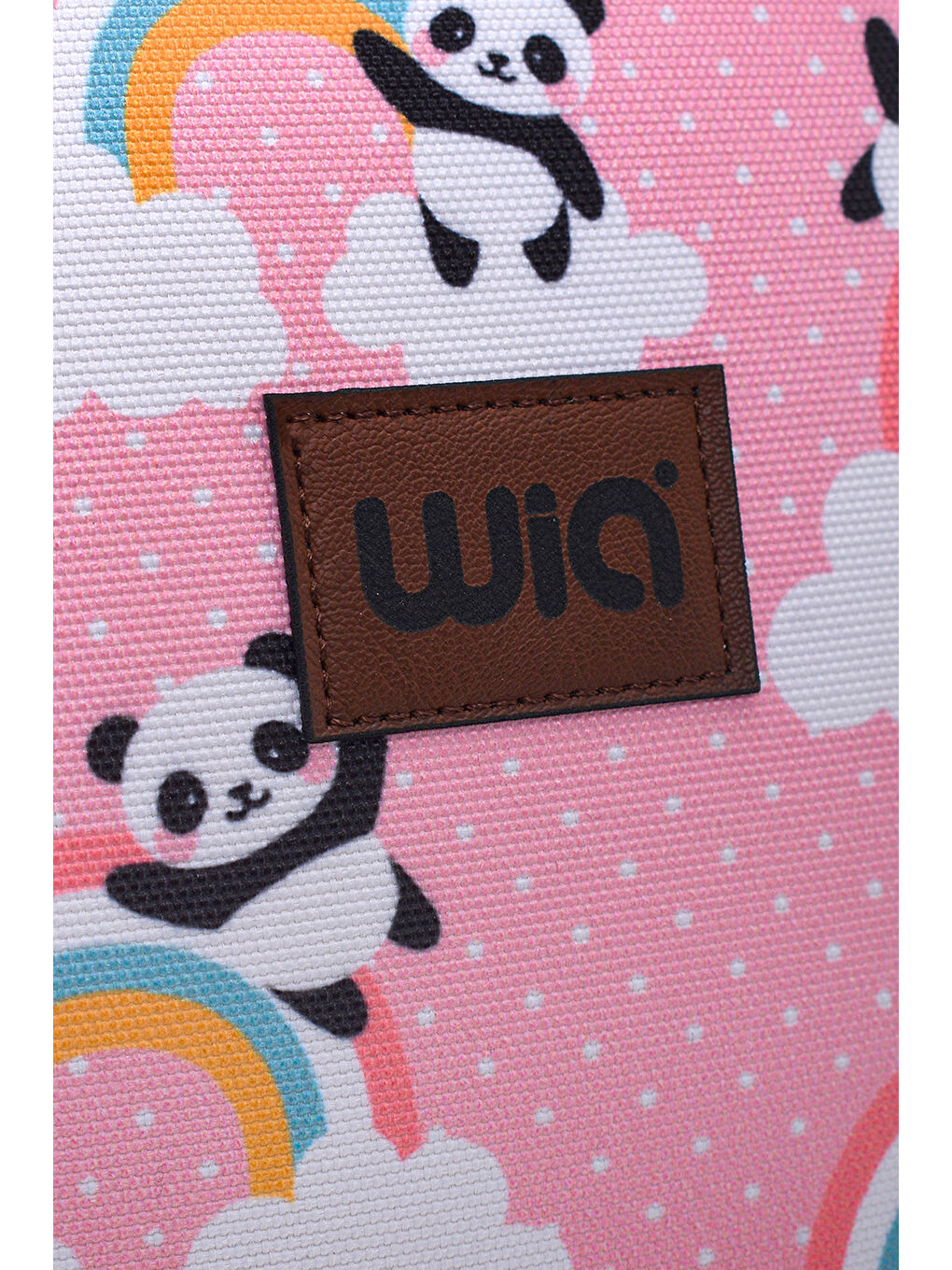 Pembe Eğlenceli Baskı Tek Bölmeli Kreş Çanta-3