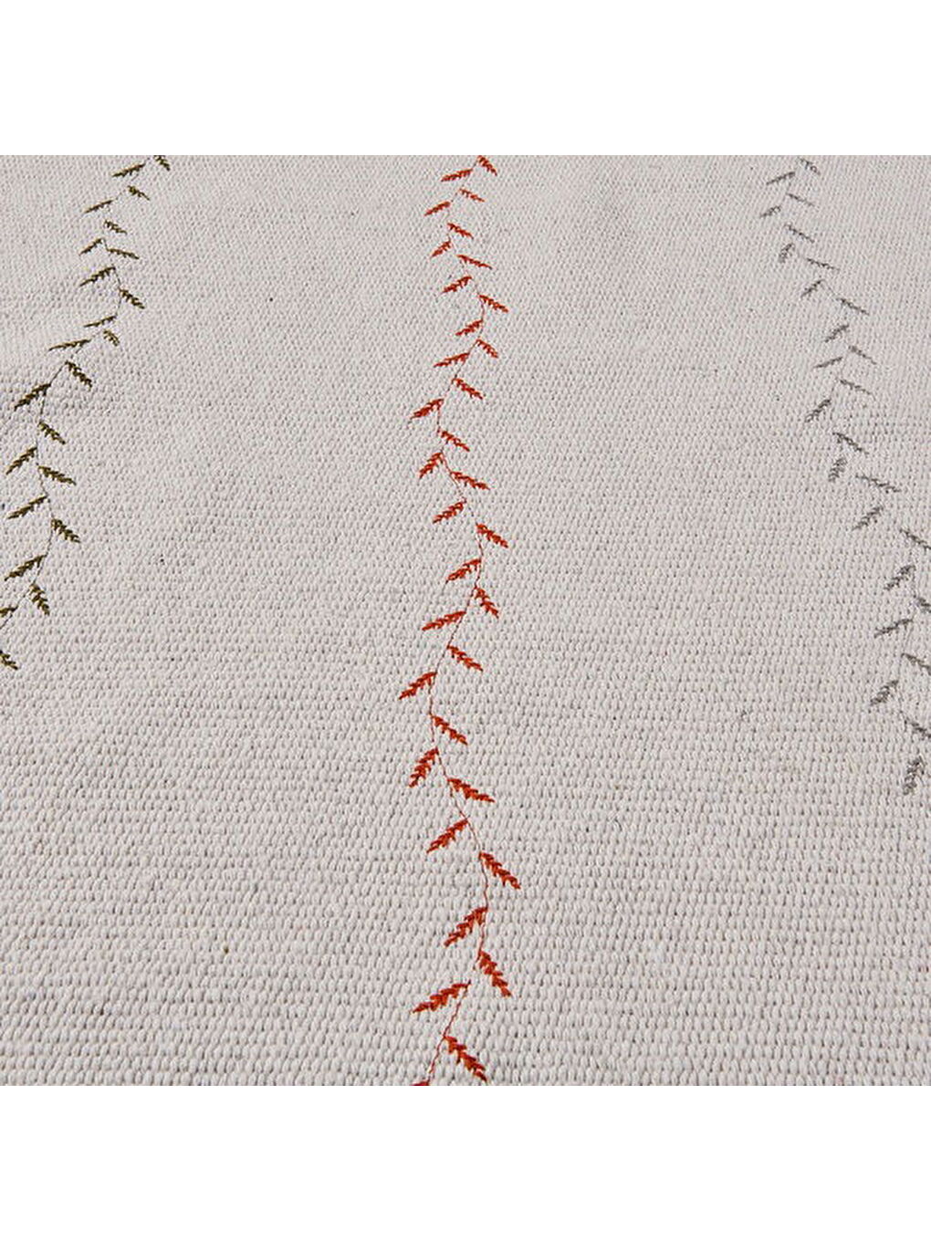 Soft Püsküllü Kilim - Ekru - 120x180 cm-2