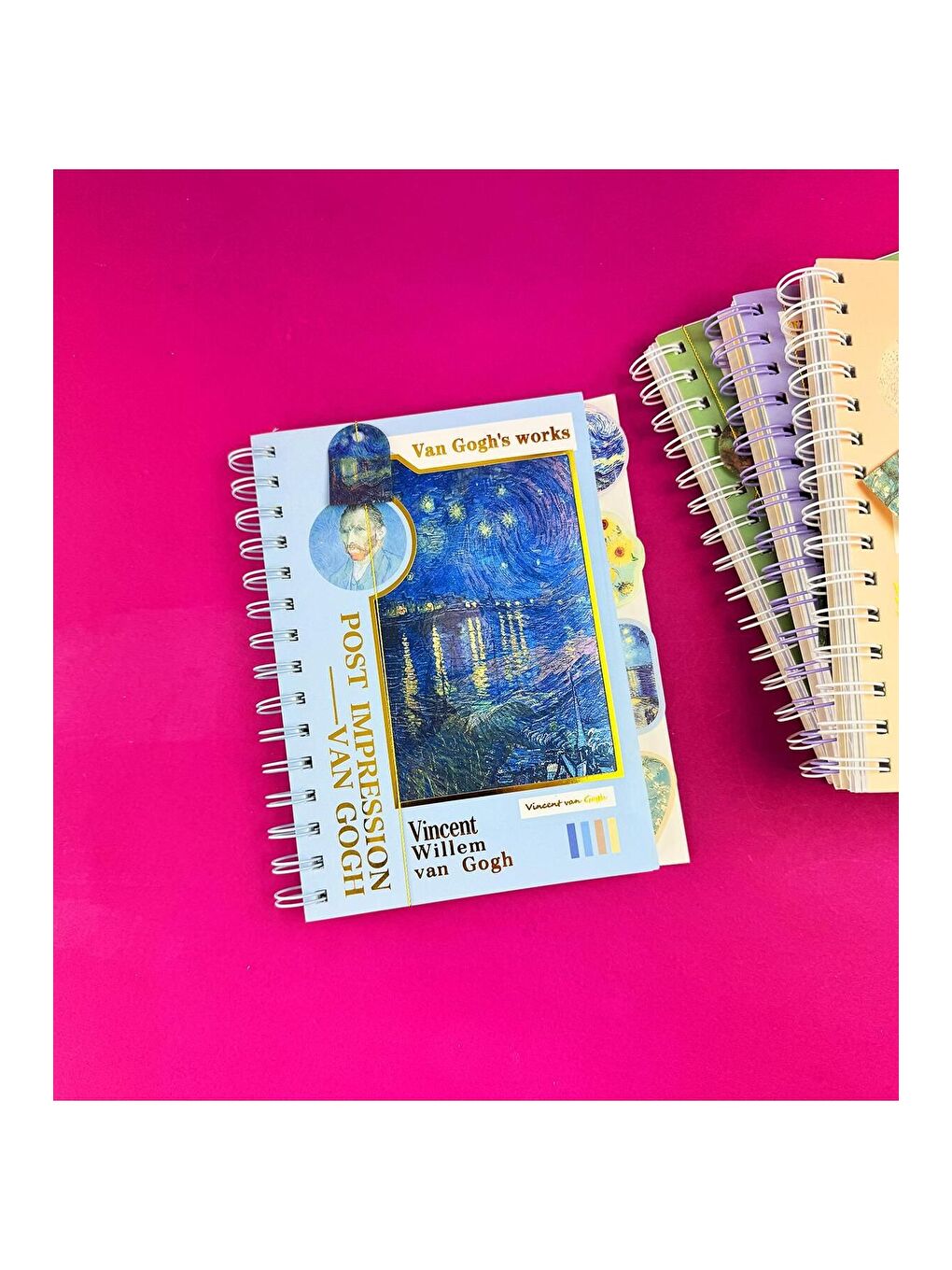 Van Gogh Hologram Kapaklı Defter