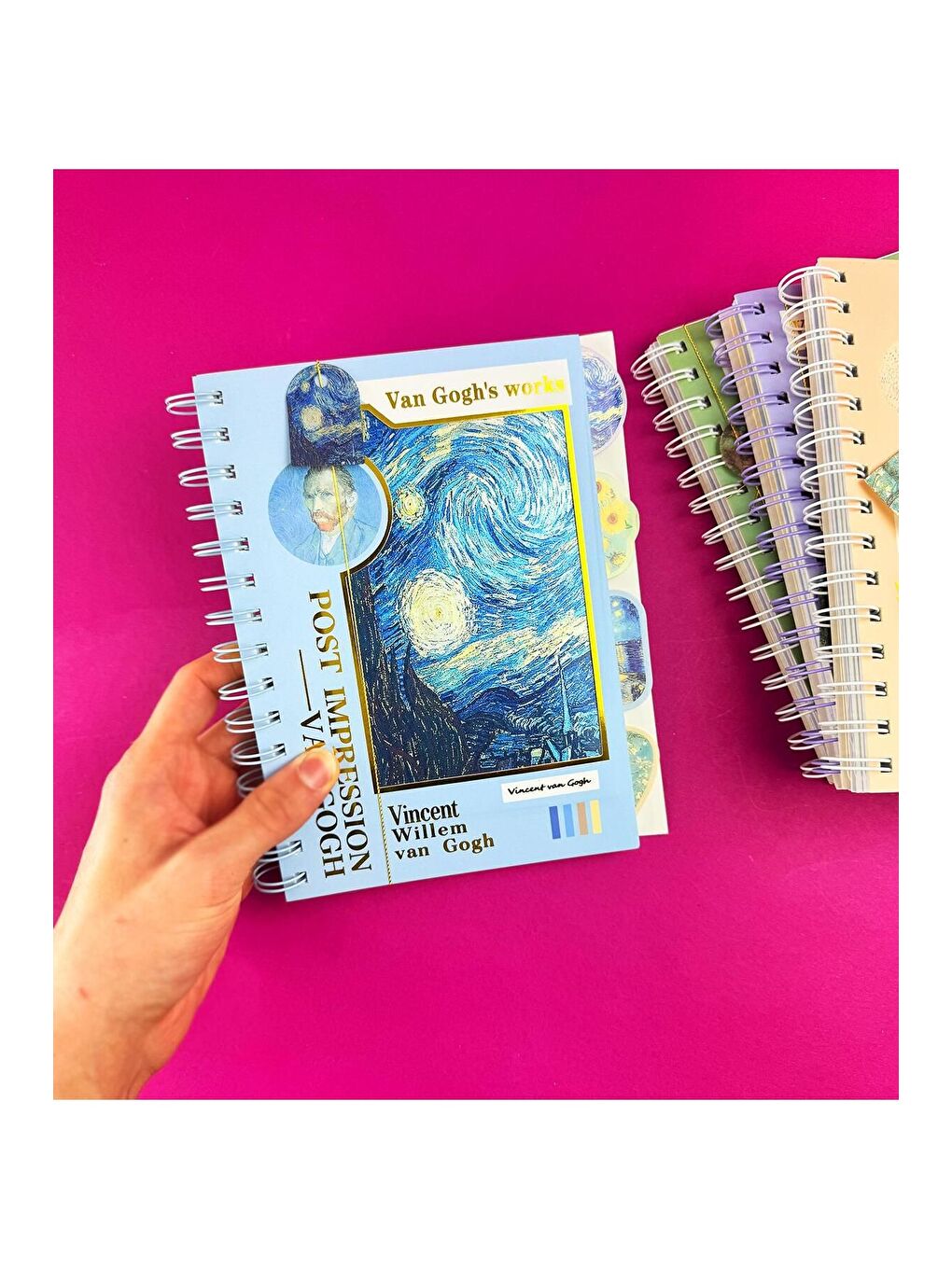 Van Gogh Hologram Kapaklı Defter-1
