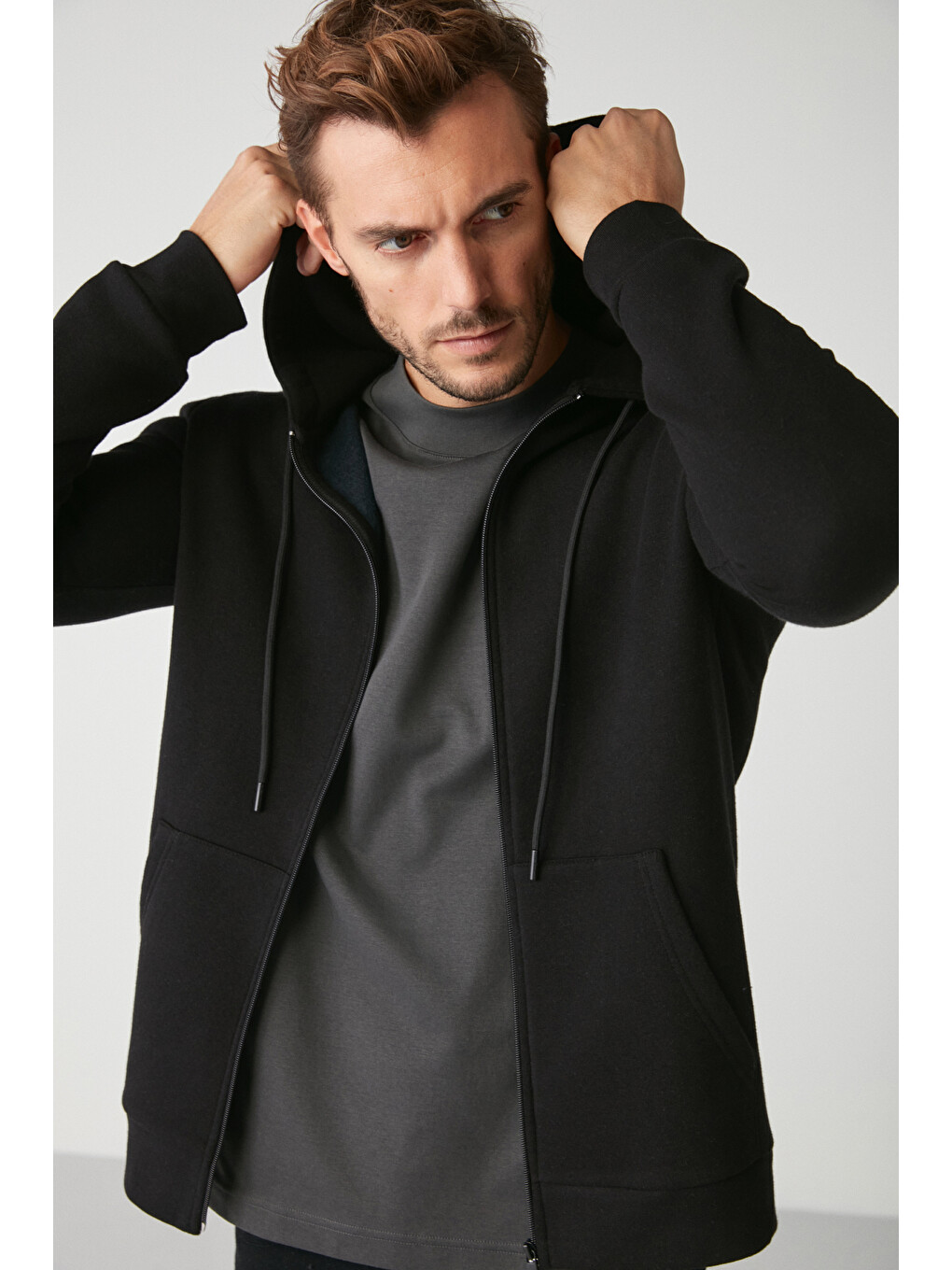 Insıder Comfort Siyah Sweatshirt-2