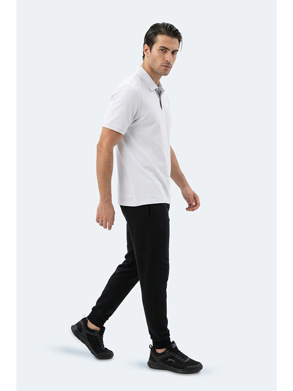 ZODIACS Erkek Polo Yaka Beyaz Tişört-7