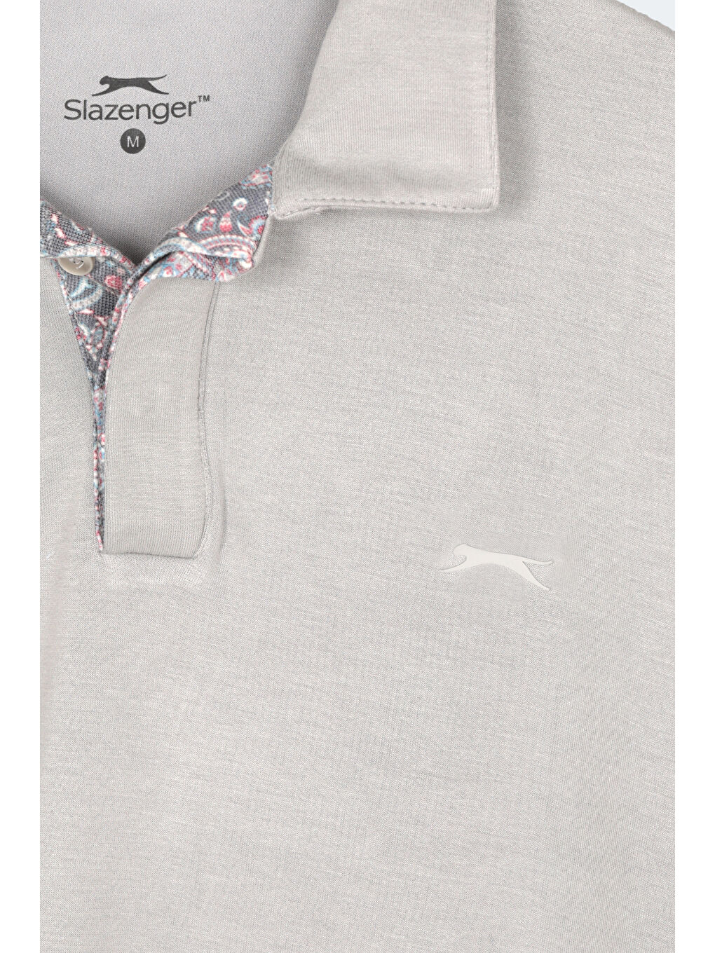 ZODIACS Erkek Polo Yaka Gri Tişört-1