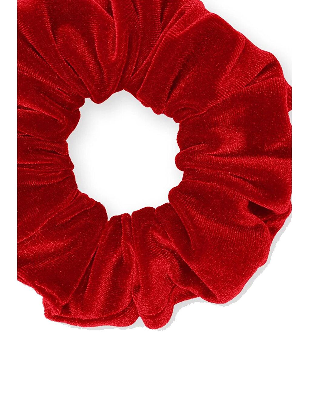 Kırmızı Kadife Simit Toka-1