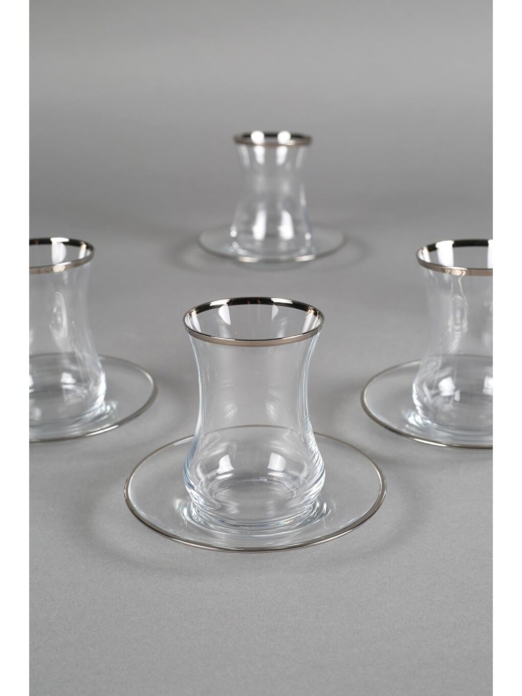 Renksiz Avantgarde Platin 12 Parça Çay Seti 150 cc