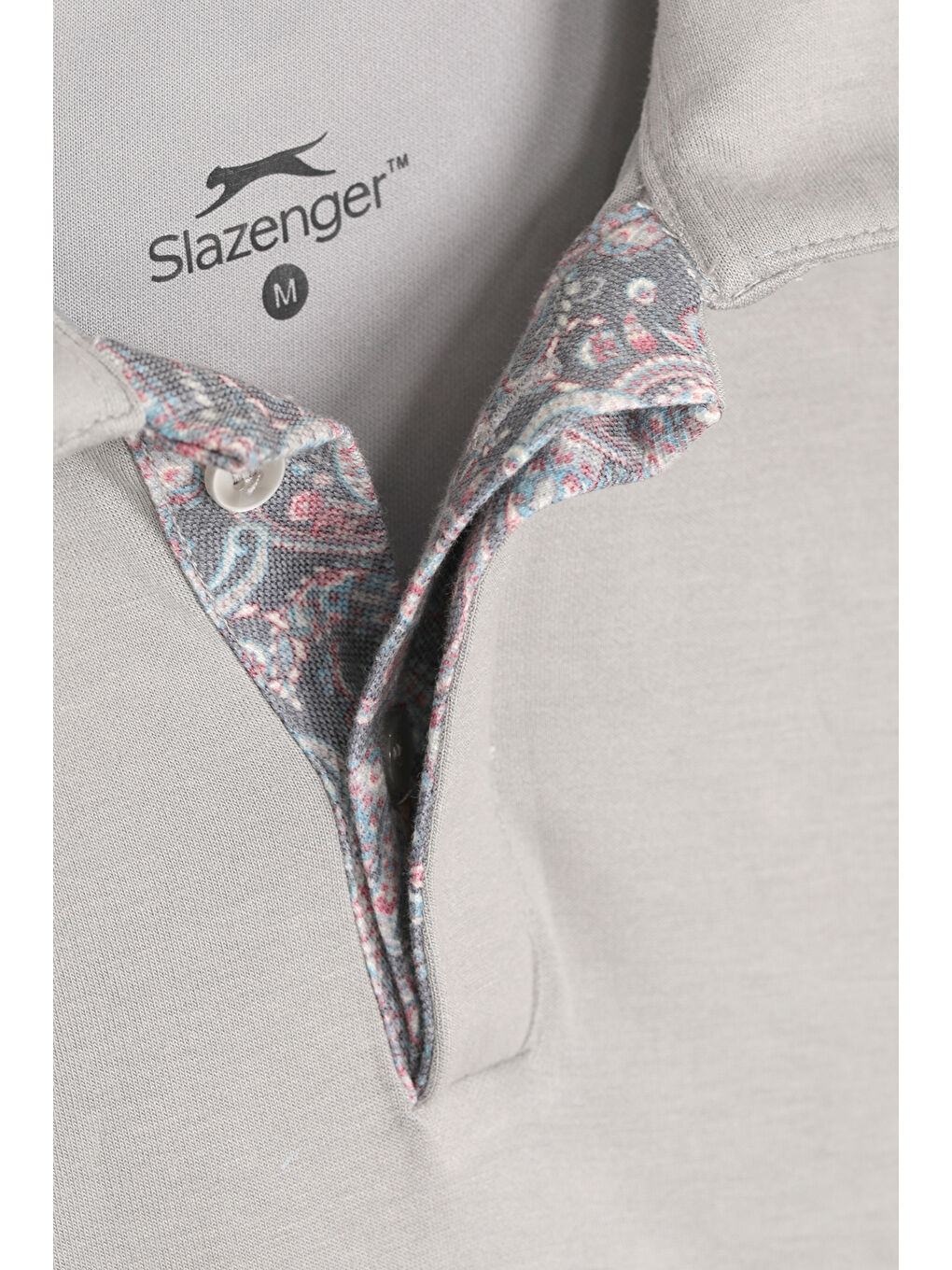 ZODIACS Erkek Polo Yaka Gri Tişört-5