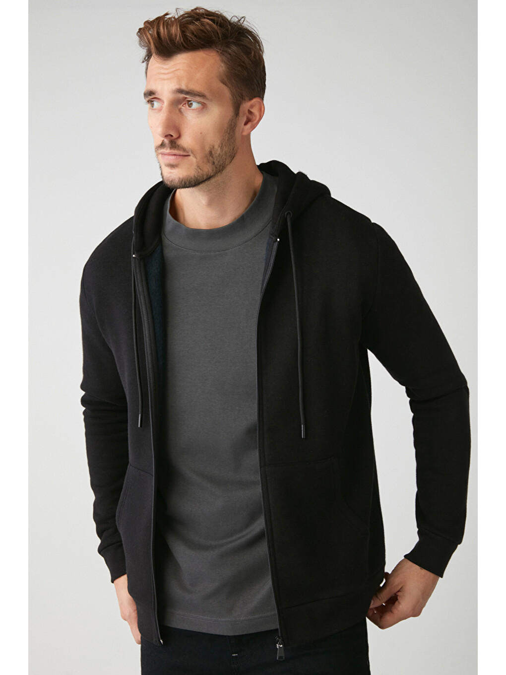 Insıder Comfort Siyah Sweatshirt-3