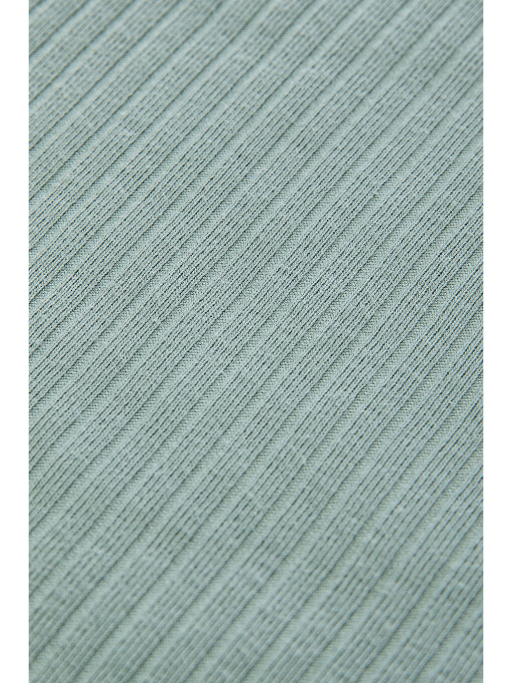 Yeşil Kadın %100 Pamuk İp Askılı Fitilli Atlet 1238-1