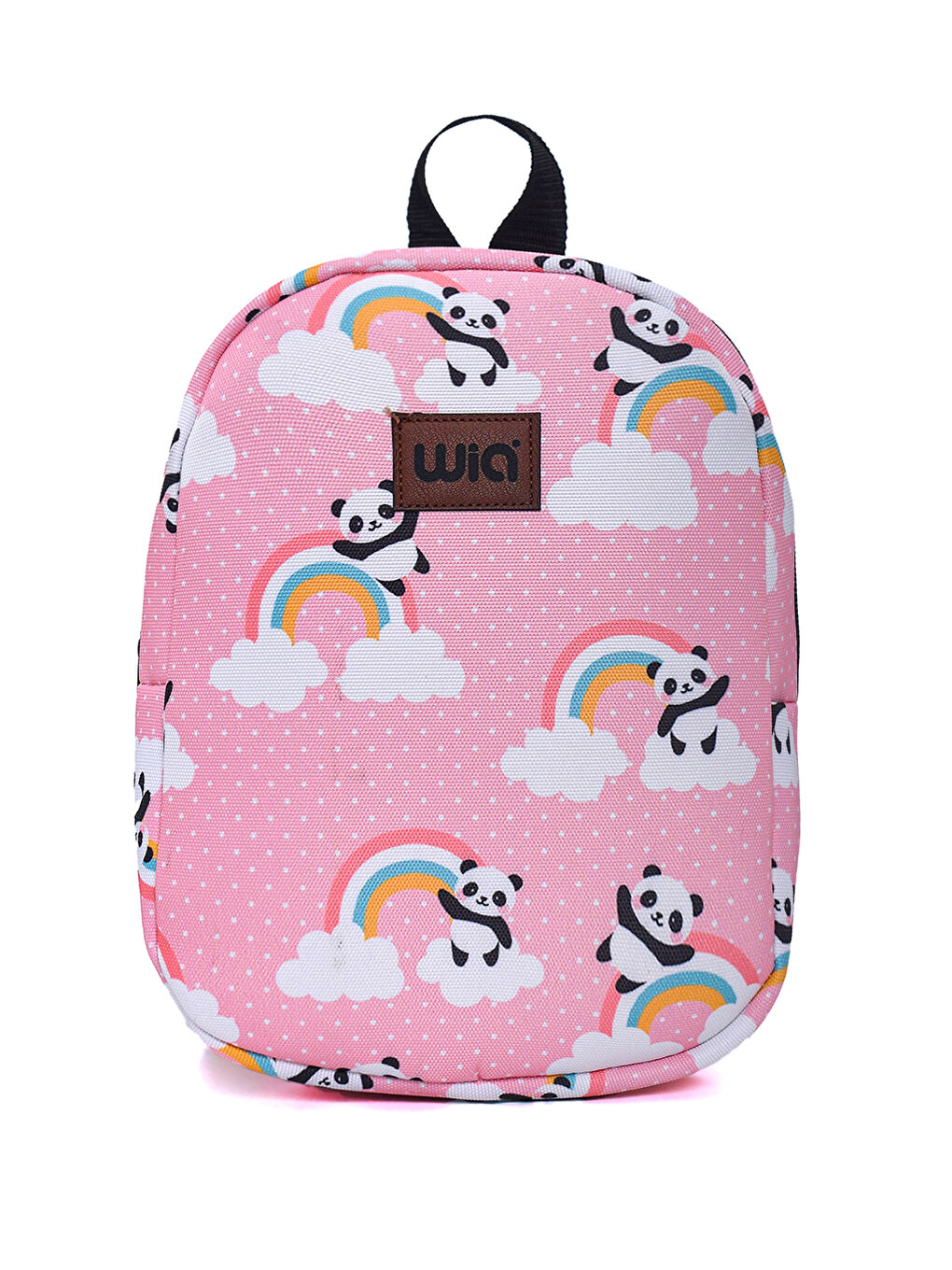 Pembe Eğlenceli Baskı Tek Bölmeli Kreş Çanta-4