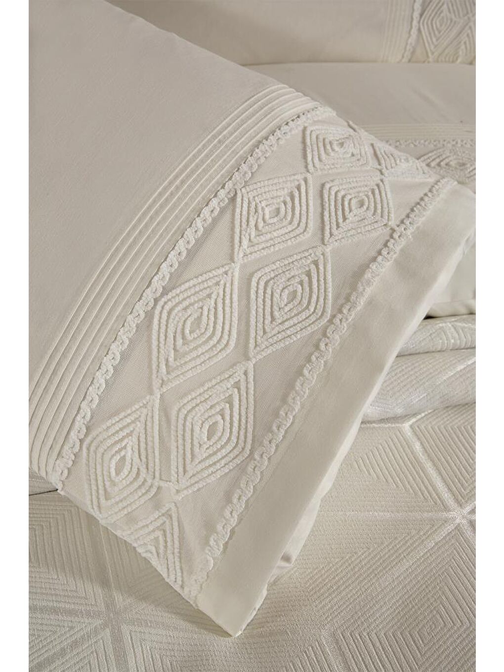 Ekru Verona 7 Parça Gelin Seti Krem-1