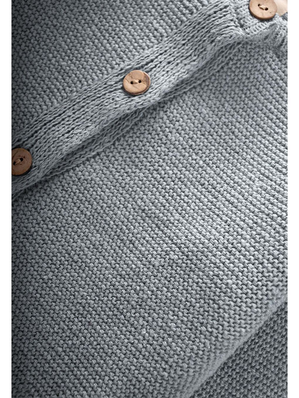 Gri Erkek Çocuk Triko Hırka-2