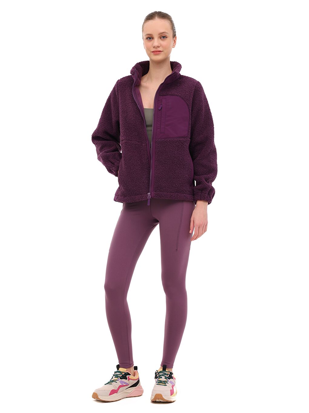 WL 6ESIN DWFA24009M 5PR Mor Kadın Mont-2