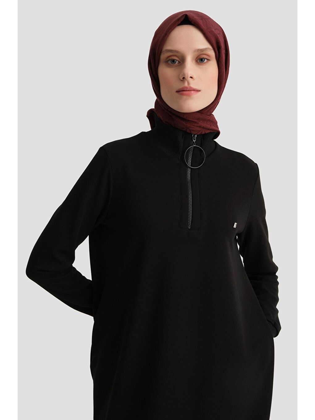 Sweat Tunik Ortd412 Siyah-1