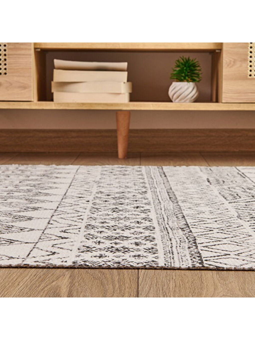 Soft Fiord Kilim - Ekru - 120x180 cm-4