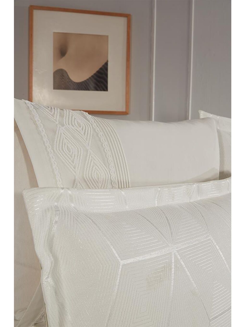 Ekru Verona 7 Parça Gelin Seti Krem-5