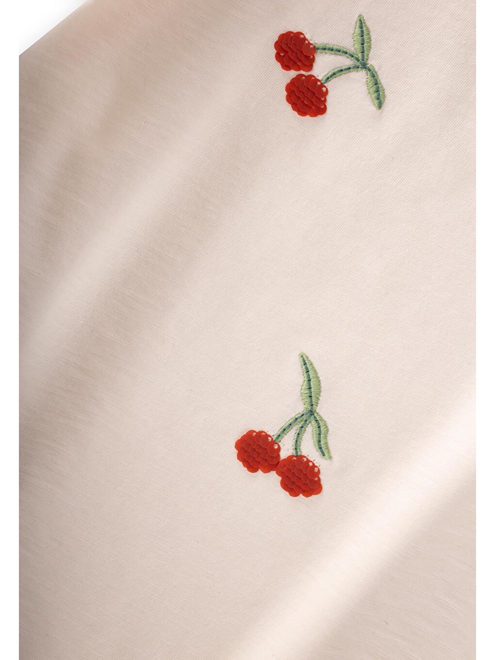 Müslin Şalvarlı T-Shirt Takım 2-8 Yaş Ekru-2