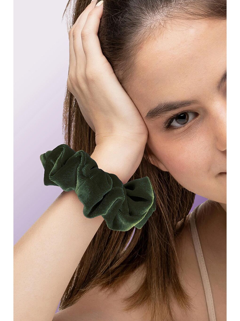 Haki Kadife Simit Toka-2