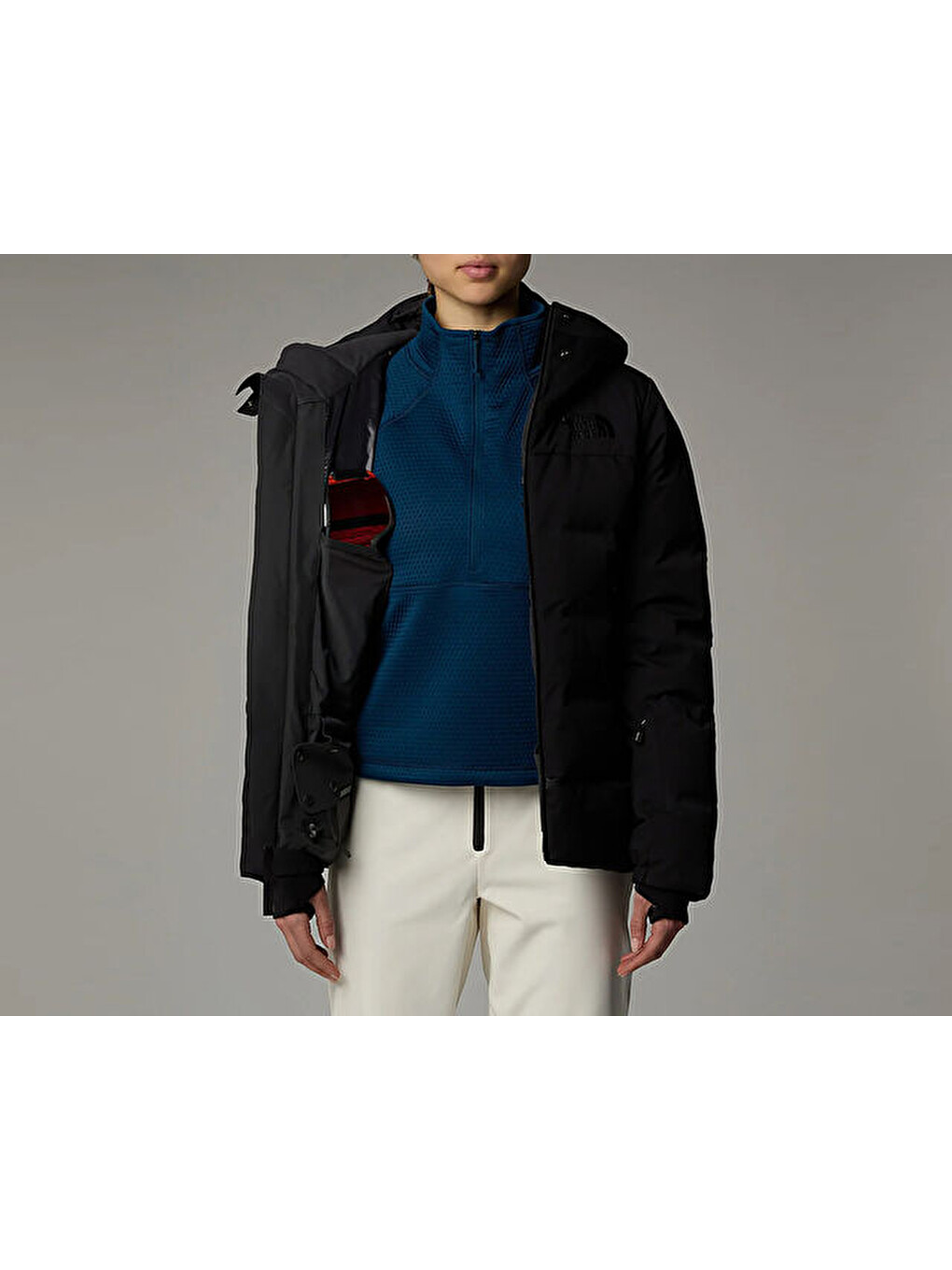 W Cirque Down Jacket Kadın Outdoor Montu (550 Dolgu Kaz Tüyü) Nf0a87wsjk31 Siyah-3