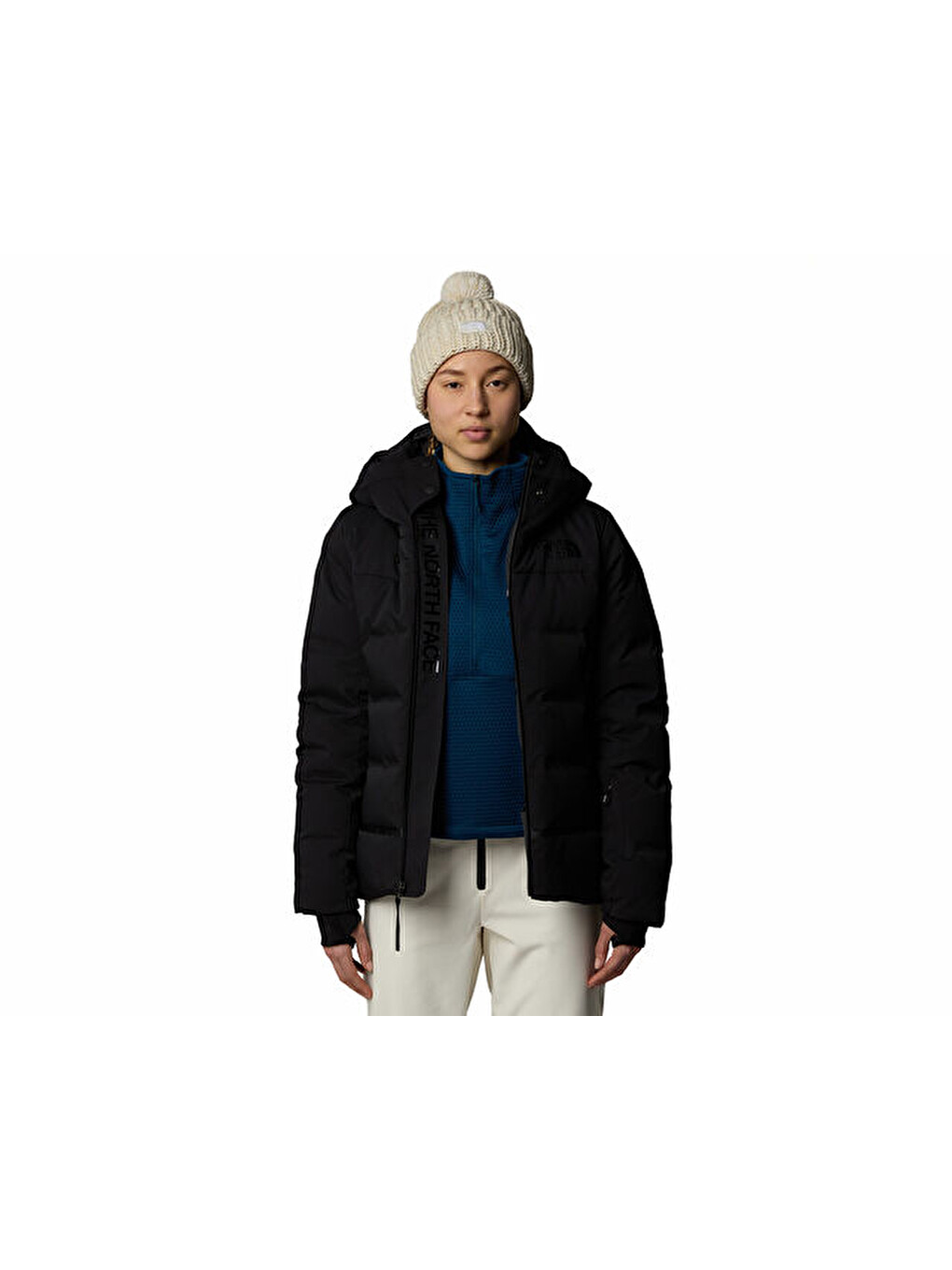 W Cirque Down Jacket Kadın Outdoor Montu (550 Dolgu Kaz Tüyü) Nf0a87wsjk31 Siyah-8
