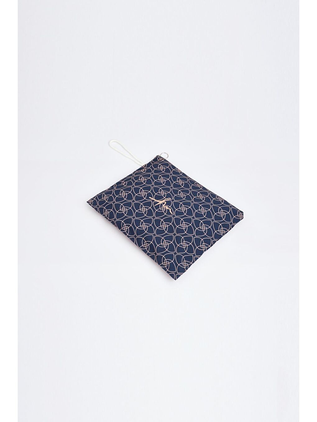 Elisa Kordon Detaylı Lacivert Jileli Tam Tesettür Mayo Üstü 2991-8