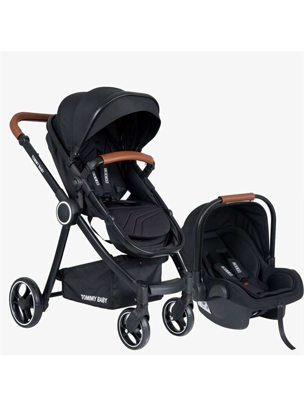 Toranto Black Vip Travel Sistem Bebek Arabası + Puset